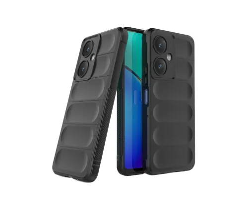 Vivo Y27 Kılıf Optimum Silikon - Siyah