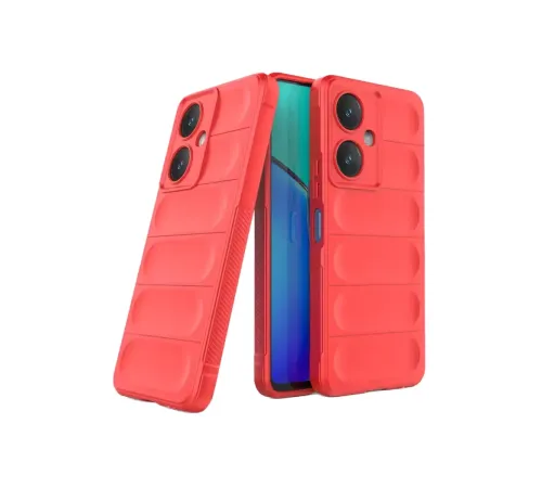 Vivo Y27 Kılıf Optimum Silikon - Kırmızı