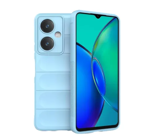 Vivo Y27 Kılıf Optimum Silikon - Sky Blue