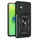 İnfinix Hot 30 4G Kılıf Pars Lens Yüzüklü Silikon - Siyah