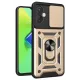 İnfinix Hot 30 4G Kılıf Pars Lens Yüzüklü Silikon - Gold