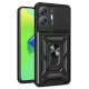 İnfinix Hot 30 5G Kılıf Pars Lens Yüzüklü Silikon - Siyah