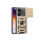 Xiaomi Redmi 13 4G Kılıf Pars Lens Yüzüklü Silikon - Gold