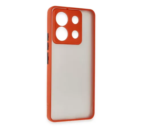 Xiaomi Redmi Note 13 Pro 5G Kılıf Montreal Silikon Kapak - Kırmızı