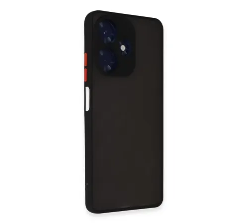 İnfinix Hot 30 4G Kılıf Montreal Silikon Kapak - Siyah