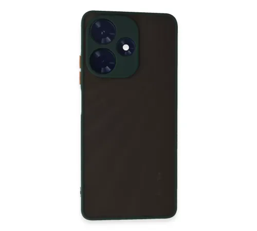 İnfinix Hot 30 4G Kılıf Montreal Silikon Kapak - Yeşil