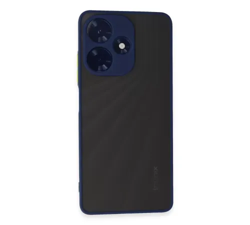 İnfinix Hot 30 4G Kılıf Montreal Silikon Kapak - Lacivert
