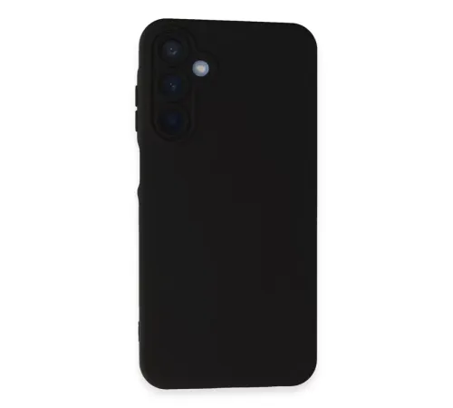 Samsung Galaxy A15 4G Kılıf Nano içi Kadife Silikon - Siyah