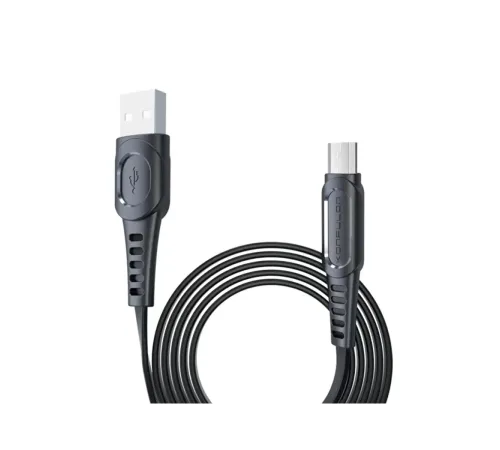 DC01 Süper Hızlı Micro USB Kablo 1M 2.4A - Siyah