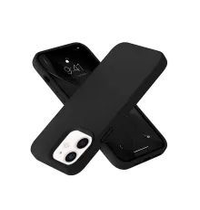 Apple iPhone 12 Kılıf Nano içi Kadife Silikon- Siyah