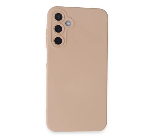 Samsung Galaxy A15 4G Kılıf Nano içi Kadife Silikon - Pudra