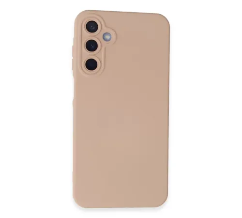 Samsung Galaxy A15 4G Kılıf Nano içi Kadife Silikon - Pudra