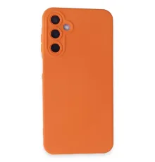 Samsung Galaxy A25 5G Kılıf Nano içi Kadife Silikon - Turuncu