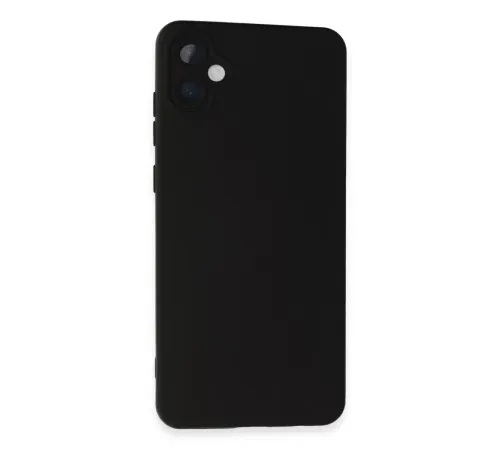 Samsung Galaxy A05 Kılıf Nano içi Kadife Silikon - Siyah