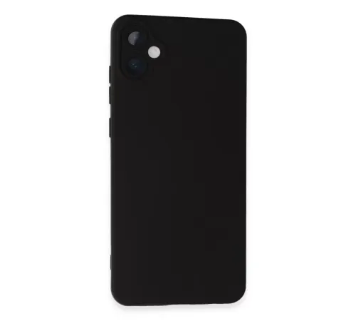 Samsung Galaxy A05 Kılıf Nano içi Kadife Silikon - Siyah