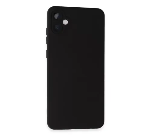Samsung Galaxy A05 Kılıf Nano içi Kadife Silikon - Siyah