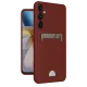 Samsung Galaxy A26 Kılıf Kelvin Kartvizitli Silikon - Bordo