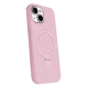 Apple iPhone 15 Plus Regal Magsafe Standlı Kapak - Açık Pembe