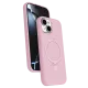 Apple iPhone 15 Plus Regal Magsafe Standlı Kapak - Açık Pembe