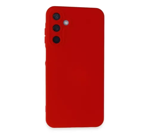 Samsung Galaxy A05S Kılıf Nano içi Kadife Silikon - Kırmızı