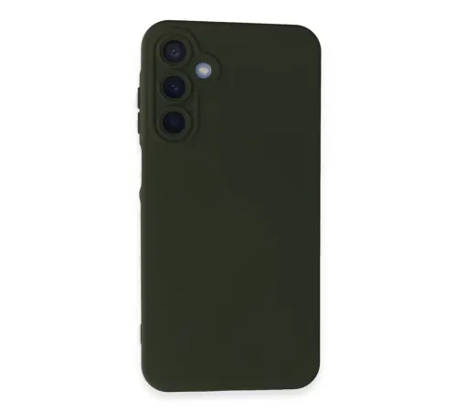 Samsung Galaxy A05S Kılıf Nano içi Kadife Silikon - Koyu Yeşil