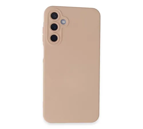 Samsung Galaxy A05S Kılıf Nano içi Kadife Silikon - Pudra