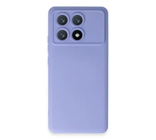 Xiaomi Poco X6 Pro Kılıf Nano içi Kadife Silikon - Lila