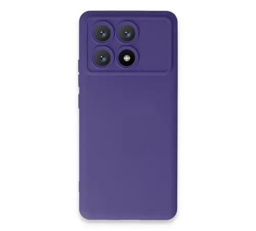 Xiaomi Poco X6 Pro Kılıf Nano içi Kadife Silikon - Mor