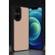 Realme 12 Lite Kılıf Aras Deri Kapak - Pudra