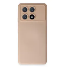 Xiaomi Poco X6 Pro Kılıf Nano içi Kadife Silikon - Pudra