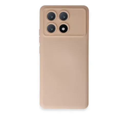 Xiaomi Poco X6 Pro Kılıf Nano içi Kadife Silikon - Pudra