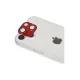 Apple iPhone 13 Pers Alüminyum Kamera Lens - Kırmızı