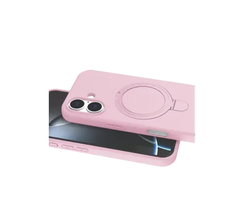 Apple iPhone 17 Regal Magsafe Standlı Kapak - Açık Pembe