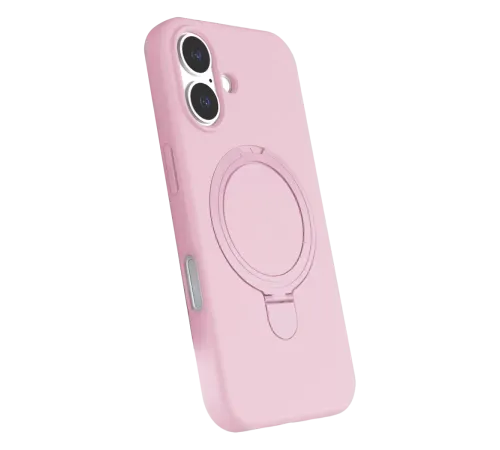 Apple iPhone 17 Regal Magsafe Standlı Kapak - Açık Pembe