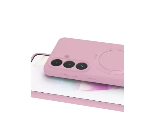 Samsung Galaxy S26 Plus Regal Magsafe Standlı Kapak - Açık Pembe