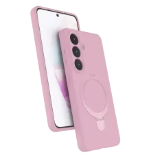 Samsung Galaxy S26 Plus Regal Magsafe Standlı Kapak - Açık Pembe
