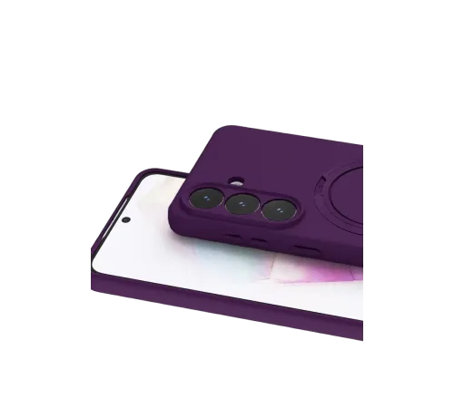 Samsung Galaxy S26 Plus Regal Magsafe Standlı Kapak - Derin Mor