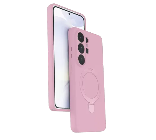 Samsung Galaxy S26 Ultra Regal Magsafe Standlı Kapak - Açık Pembe