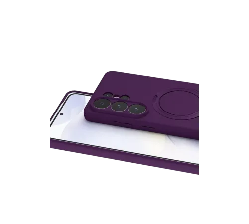 Samsung Galaxy S26 Ultra Regal Magsafe Standlı Kapak - Derin Mor
