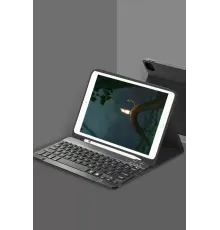 Samsung Galaxy Tab A9 Plus Kılıf KC01 Smart Klavyeli Tablet Kılıfı - Siyah