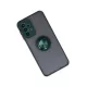 Samsung Galaxy A23 4G Kılıf Montreal Yüzüklü Silikon Kapak - Yeşil