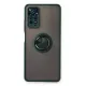 Xiaomi Redmi Note 11 Pro Kılıf Montreal Yüzüklü Silikon Kapak - Yeşil