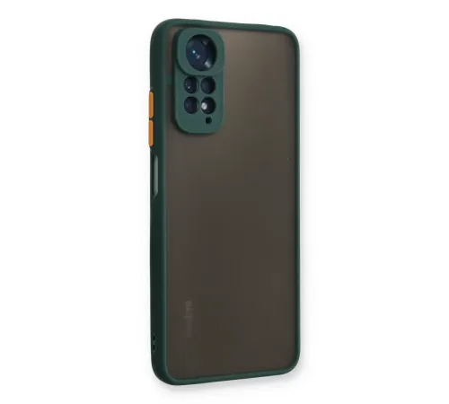 Xiaomi Redmi Note 11 Pro Kılıf Montreal Silikon Kapak - Yeşil