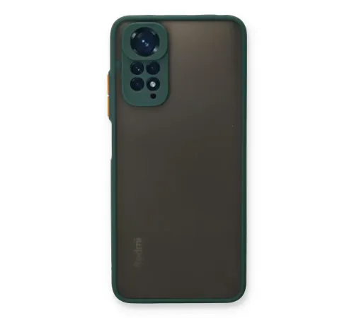 Xiaomi Redmi Note 11 Pro Kılıf Montreal Silikon Kapak - Yeşil