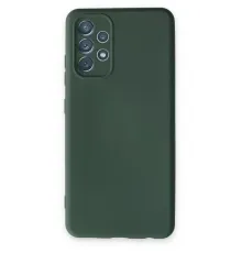 Samsung Galaxy A13 4G Kılıf Nano içi Kadife Silikon - Koyu Yeşil