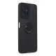 Xiaomi Redmi Note 12 4G Kılıf Montreal Yüzüklü Silikon Kapak - Siyah