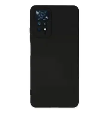 Redmi Note 11 Pro Kılıf Nano içi Kadife Silikon - Siyah