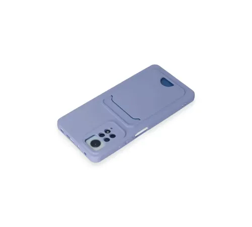 Xiaomi Redmi Note 11 Pro Kılıf Kelvin Kartvizitli Silikon - Lila