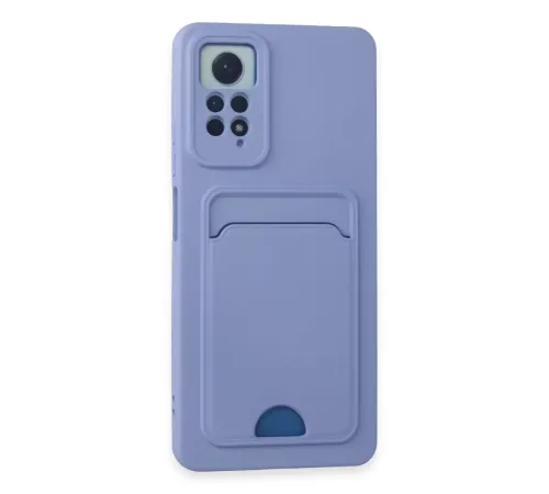 Xiaomi Redmi Note 11 Pro Kılıf Kelvin Kartvizitli Silikon - Lila