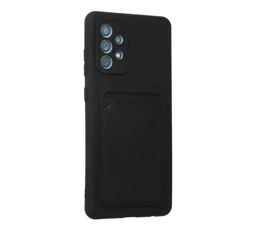 Samsung Galaxy A33 5G Kılıf Kelvin Kartvizitli Silikon - Siyah